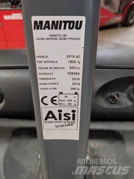 Manitou EP18 Ηλεκτρικά παλετοφόρα με ιστό
