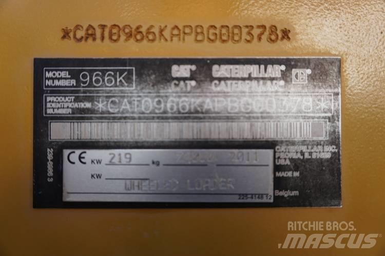 CAT 966K Φορτωτές με λάστιχα (Τροχοφόροι)