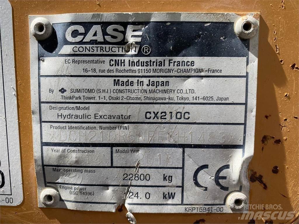 CASE CX210 Εκσκαφείς με ερπύστριες