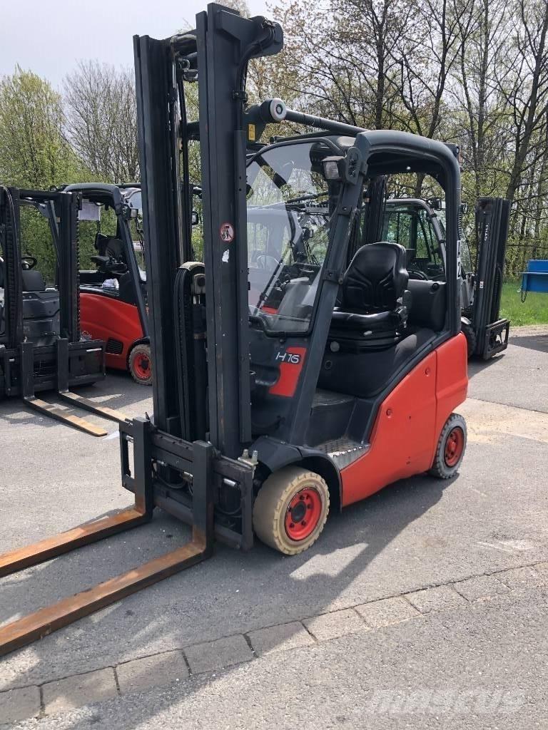 Linde H 16 T -01 Περονοφόρα ανυψωτικά κλαρκ με φυσικό αέριο LPG