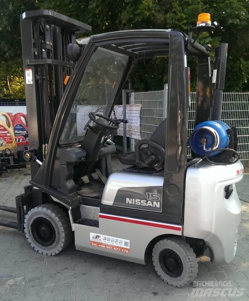 Nissan PD1A15Q Περονοφόρα ανυψωτικά κλαρκ με φυσικό αέριο LPG