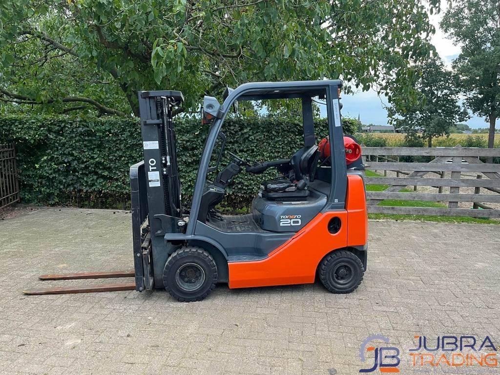 Toyota 02-8FGKF20 Περονοφόρα ανυψωτικά κλαρκ με φυσικό αέριο LPG