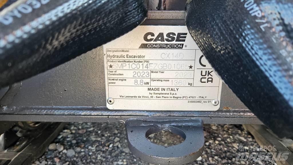 CASE CX14D Εκσκαφάκι (διαβολάκι) < 7t