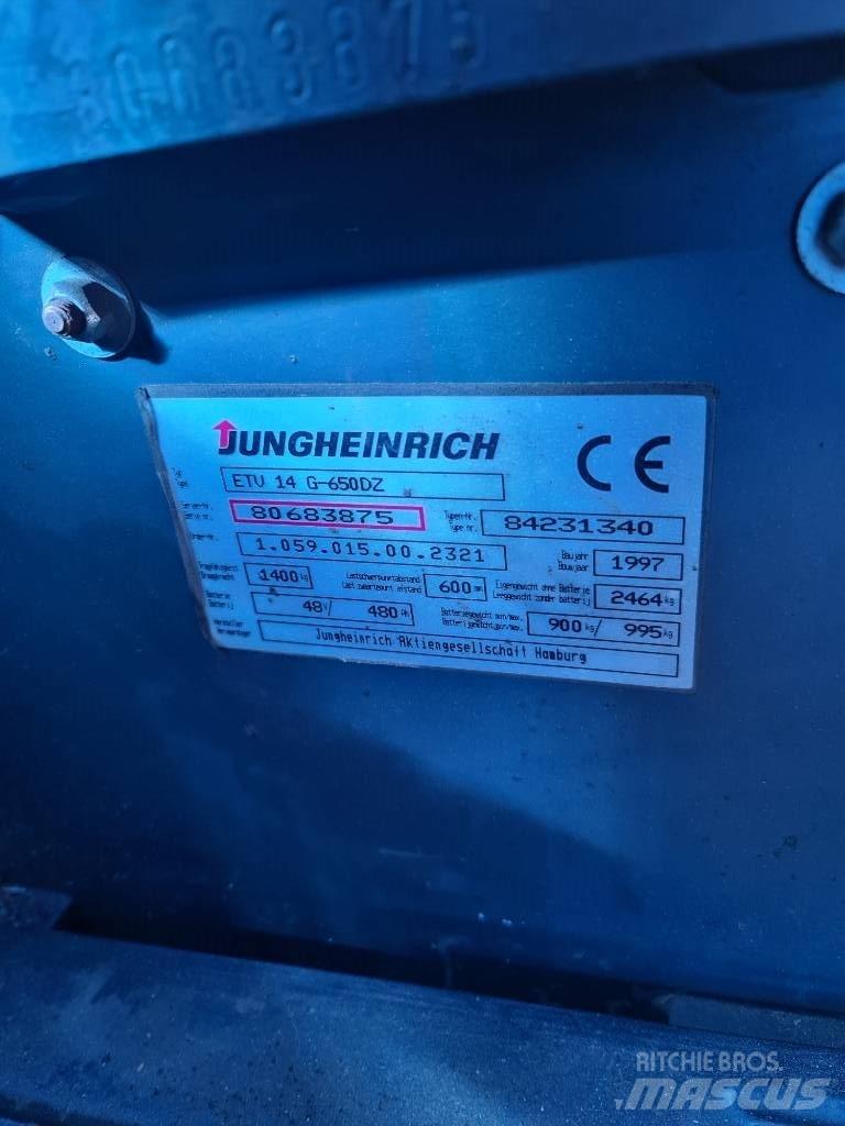 Jungheinrich ETV 14 Ανυψωτικά στενών δρόμων
