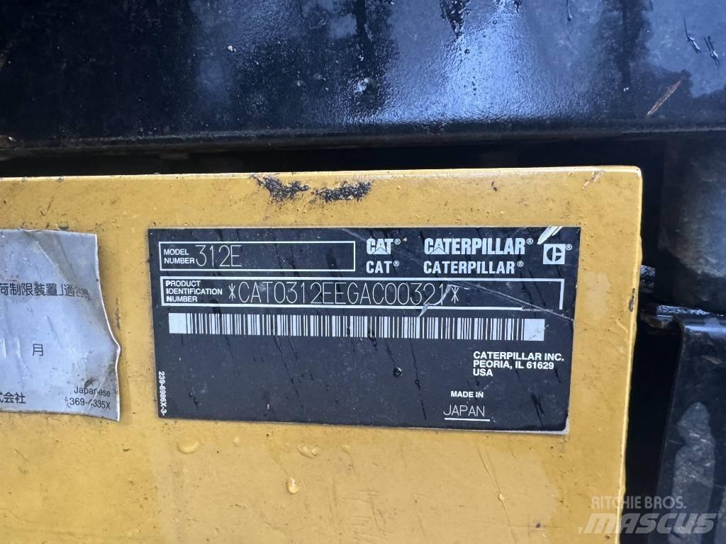 CAT 312E Εκσκαφείς με ερπύστριες