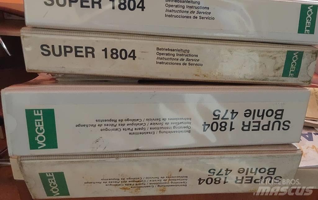 Vögele 1804 Επίστρωση ασφάλτου
