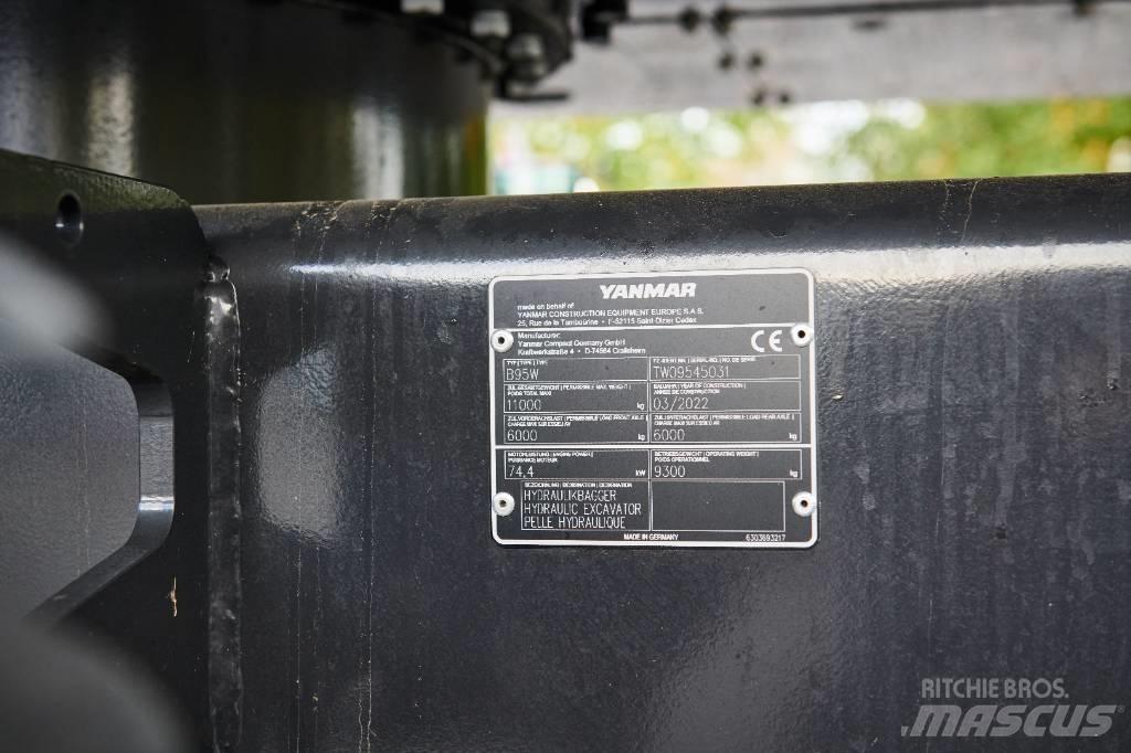Yanmar B95W Εκσκαφείς με τροχούς - λάστιχα