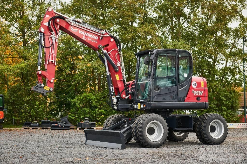 Yanmar B95W Εκσκαφείς με τροχούς - λάστιχα