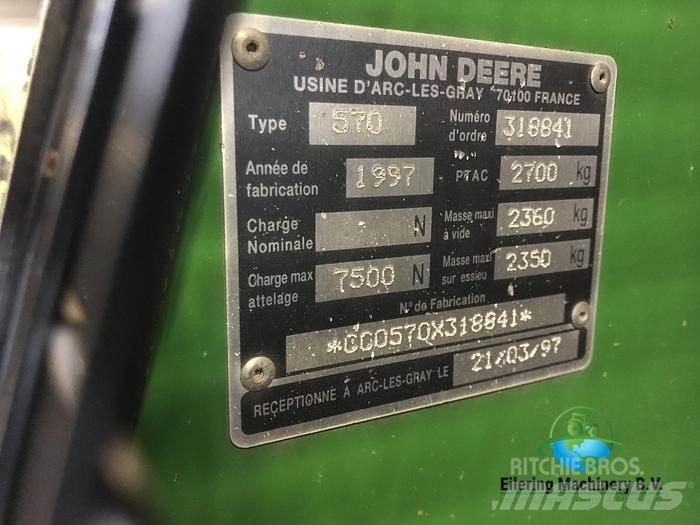 John Deere 570 Ενσιρωκοπτικές μηχανές