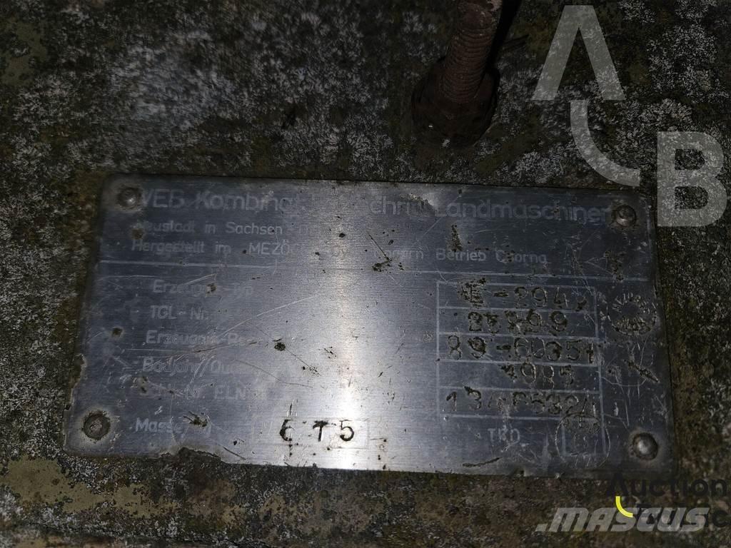 Fortschritt E281C Ενσιρωκοπτικές μηχανές