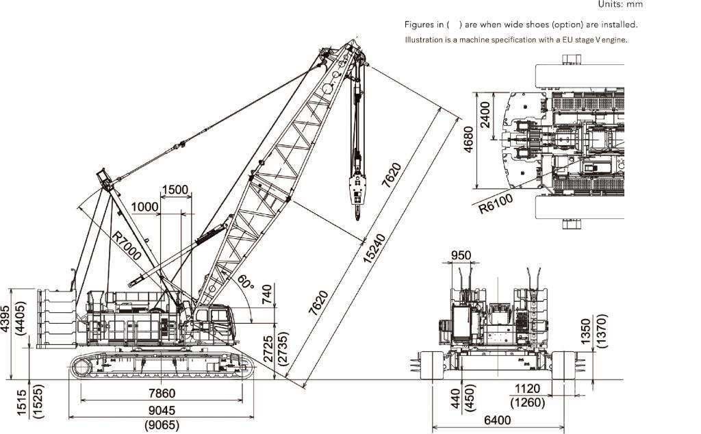 sumitomo SCX2800A-3 Γερανοί με ερπύστριες