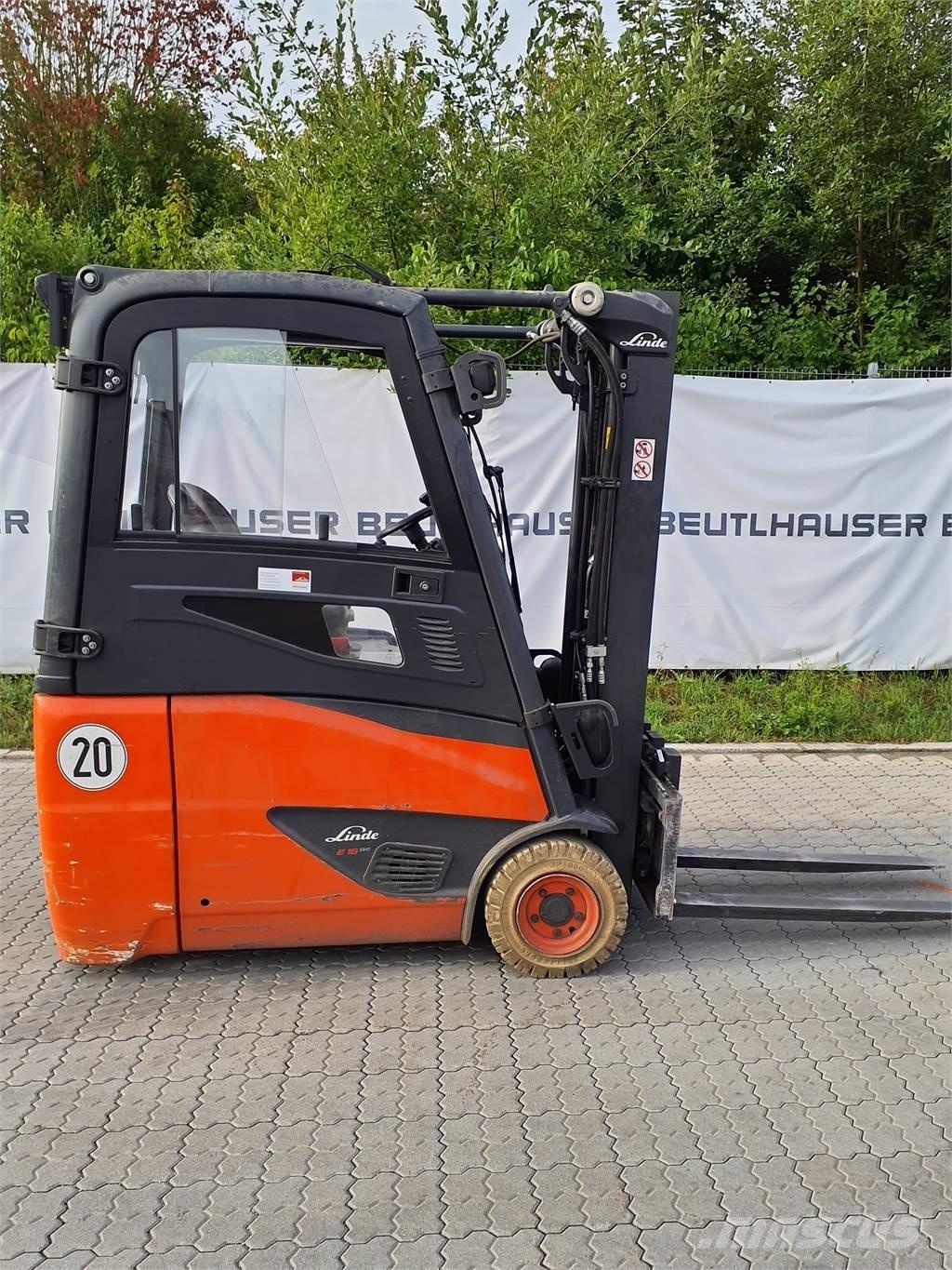 Linde E16 Ηλεκτρικά περονοφόρα ανυψωτικά κλαρκ