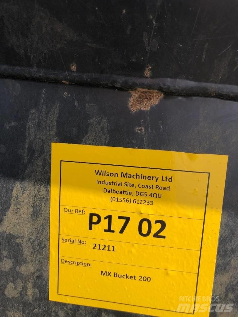 MX 200 Bucket Εξαρτήματα εμπρόσθιων φορτωτών