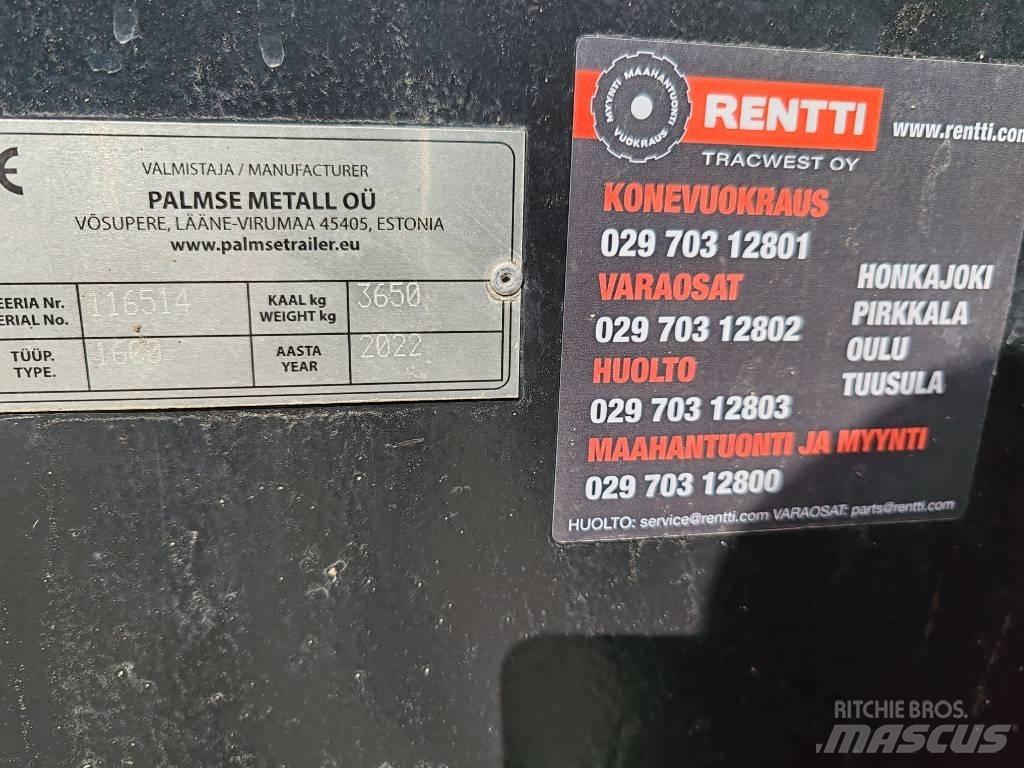 Palmse Trailer 1600 Ανατρεπόμενες ρυμούλκες