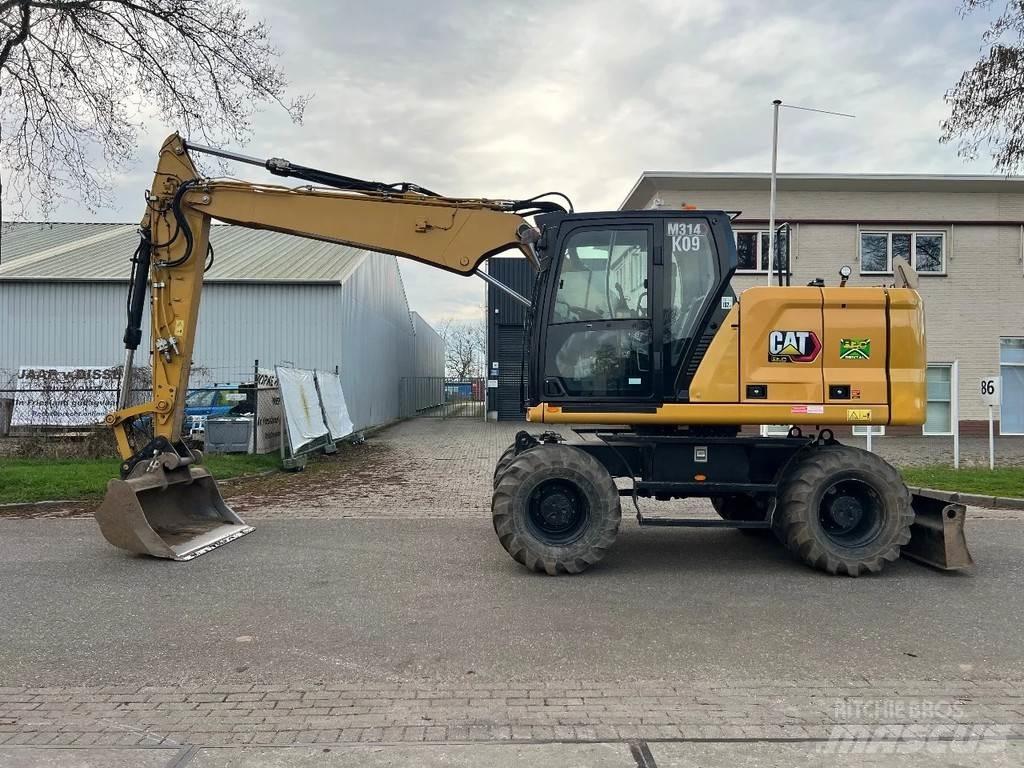 CAT 314 Next gen Εκσκαφείς με τροχούς - λάστιχα