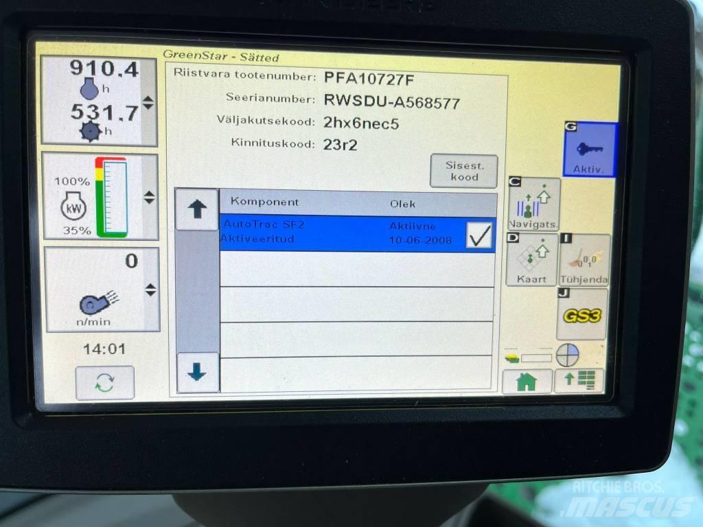 John Deere T 660 Θεριζοαλωνιστικές μηχανές