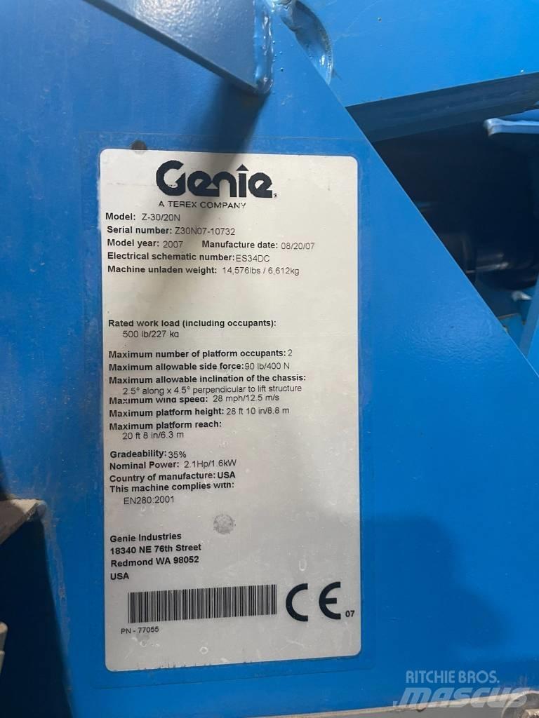 Genie Z 30/20 N RJ Ανυψωτήρες με αρθρωτό βραχίονα