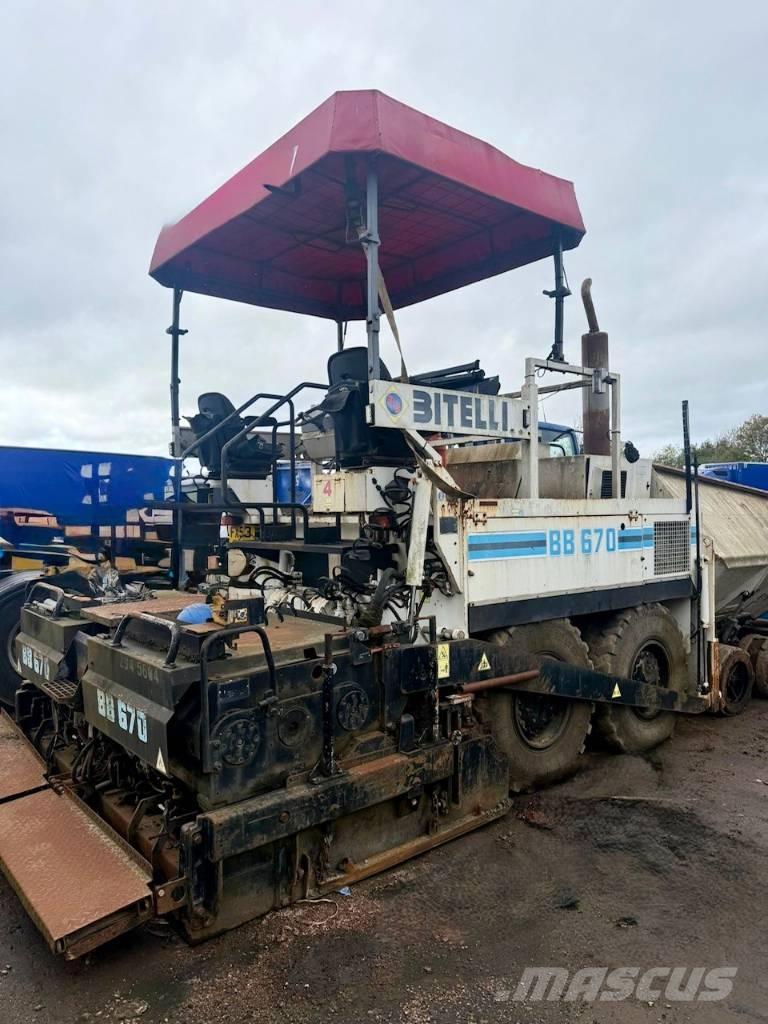 Bitelli BB 670 Επίστρωση ασφάλτου