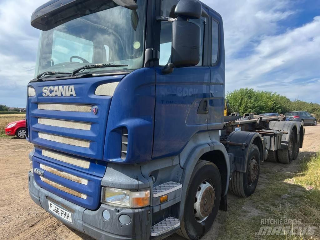 Scania R420 Φορτηγά ανατροπή με γάντζο