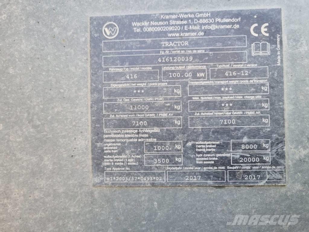 Kramer KT 447 Τηλεσκοπικοί ανυψωτές