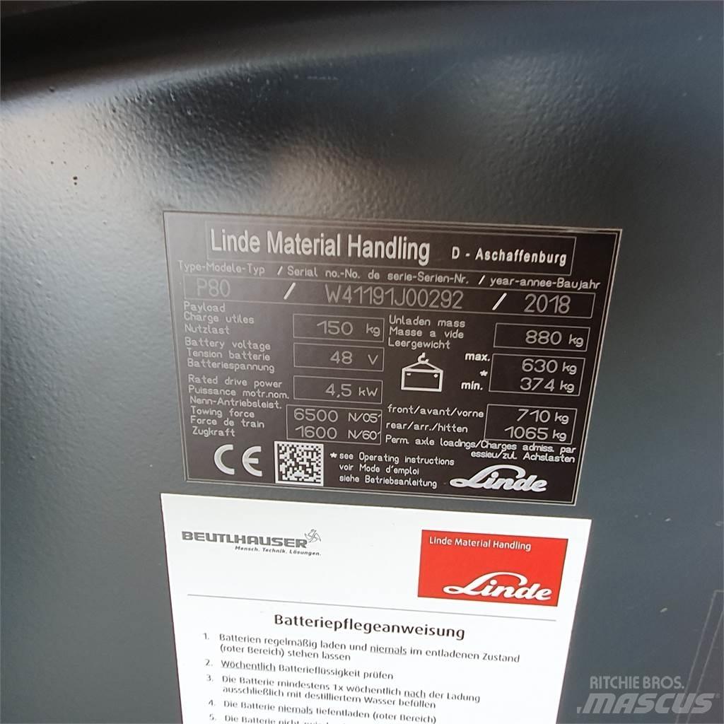 Linde P80 Φορτηγά ρυμούλκησης