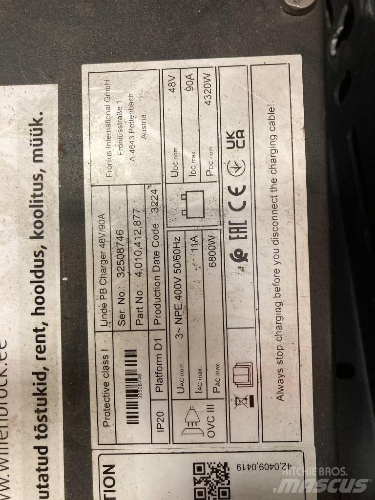 Linde R14/1120 Ανυψωτικά στενών δρόμων