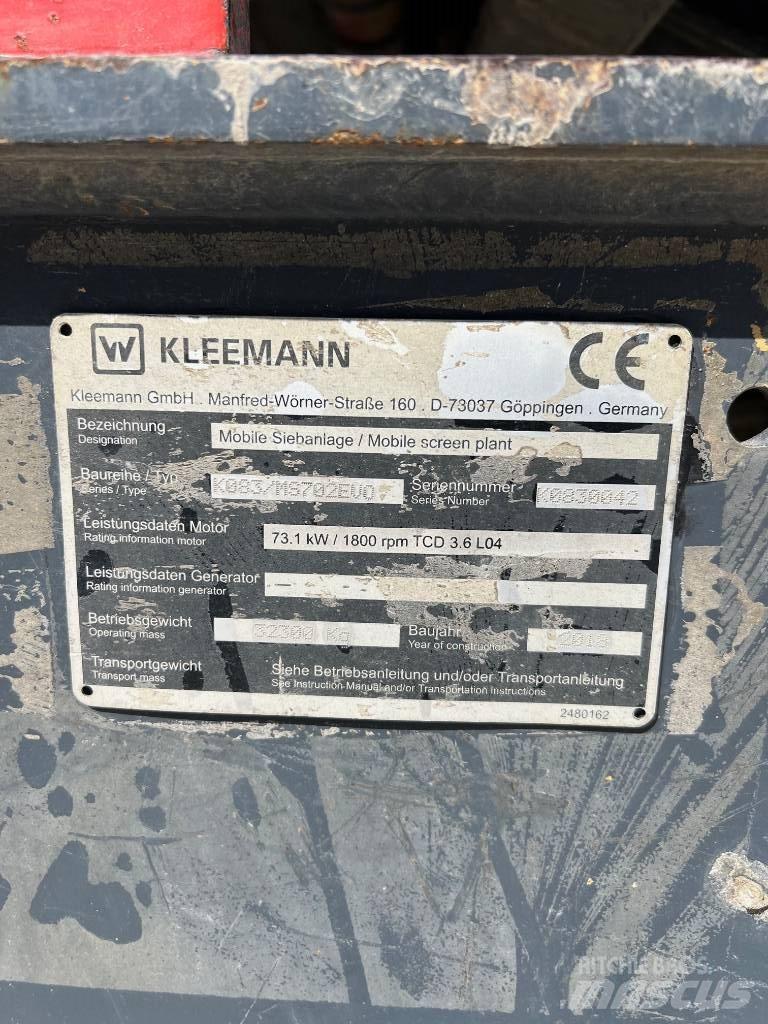 Kleemann MSS 702 Evo Μηχανές κοσκινίσματος