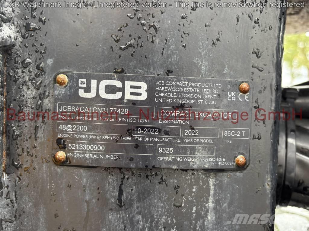 JCB 86C-2 TAB -Demo- Μίνι εκσκαφείς 7t - 12t
