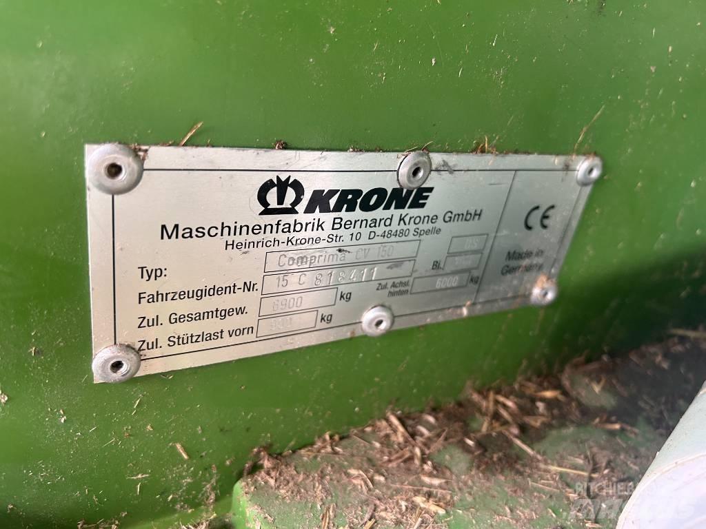 Krone CV150XC Πρέσες κυλινδρικών δεμάτων