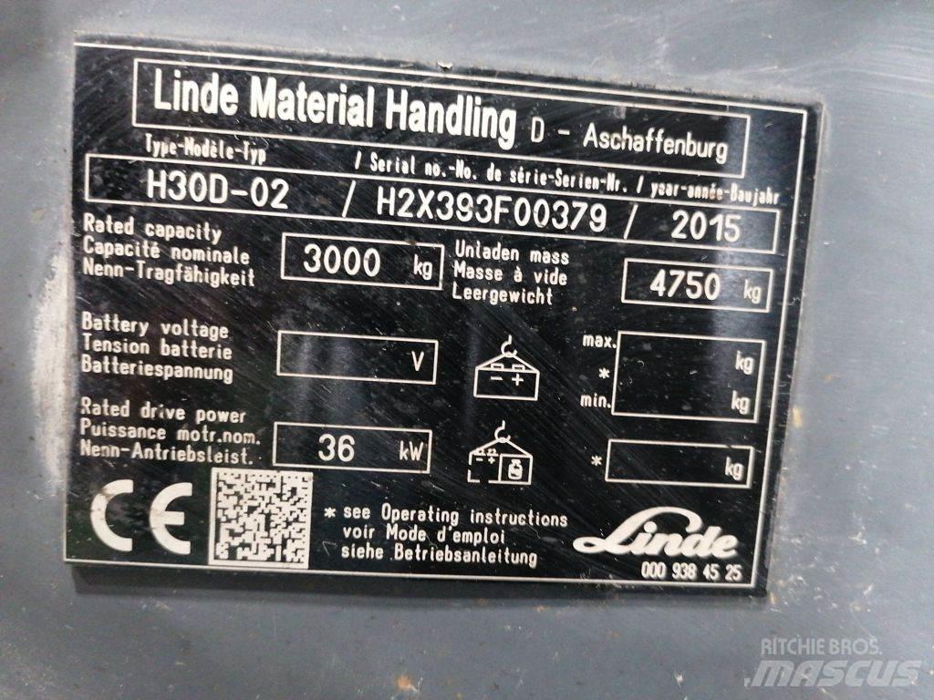 Linde H30D-02 Πετρελαιοκίνητα Κλαρκ