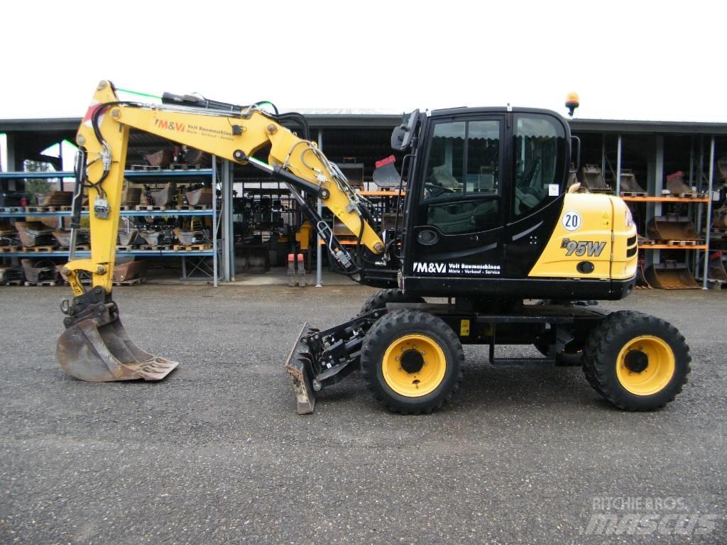 Yanmar B95W Εκσκαφείς με τροχούς - λάστιχα