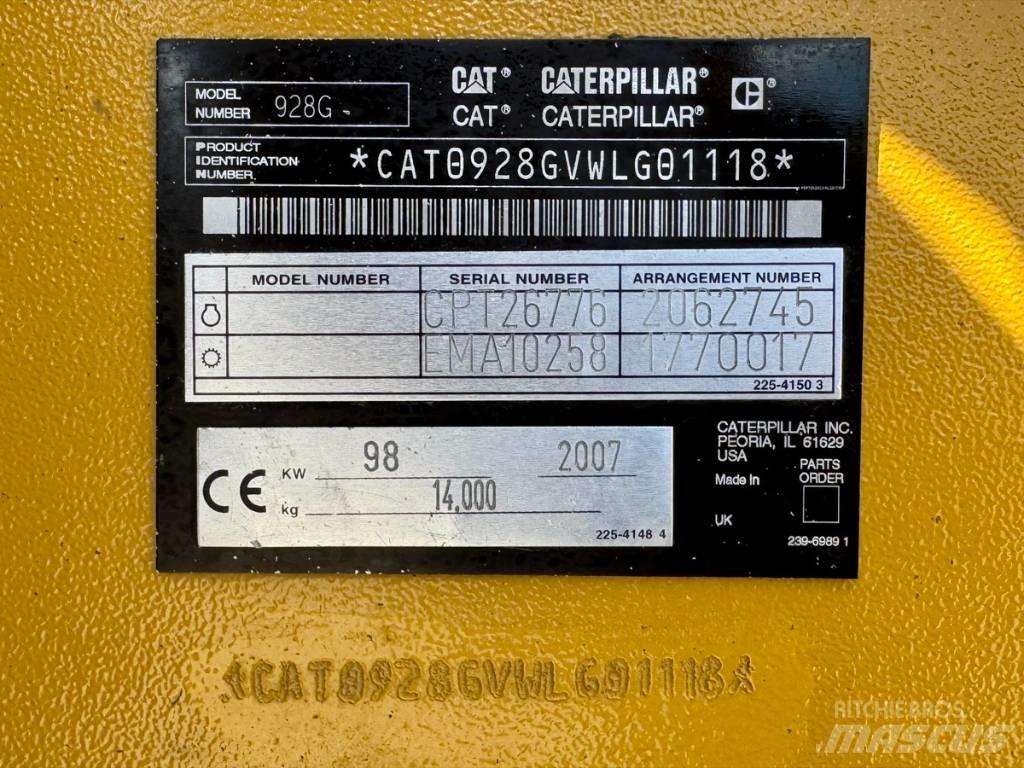 CAT 928 G z Φορτωτές με λάστιχα (Τροχοφόροι)