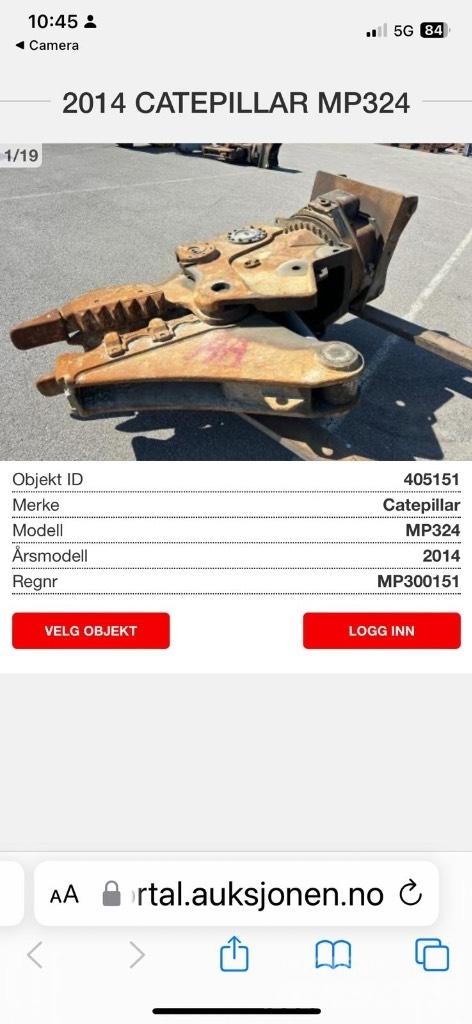 CAT MP324 Κόπτες