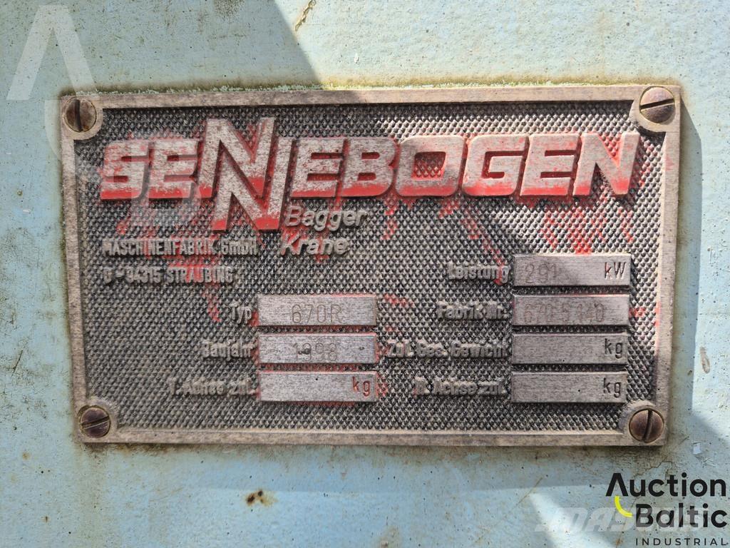 Sennebogen 670R Γερανοί με ερπύστριες