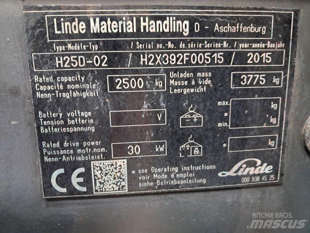 Linde H25D-02 Πετρελαιοκίνητα Κλαρκ