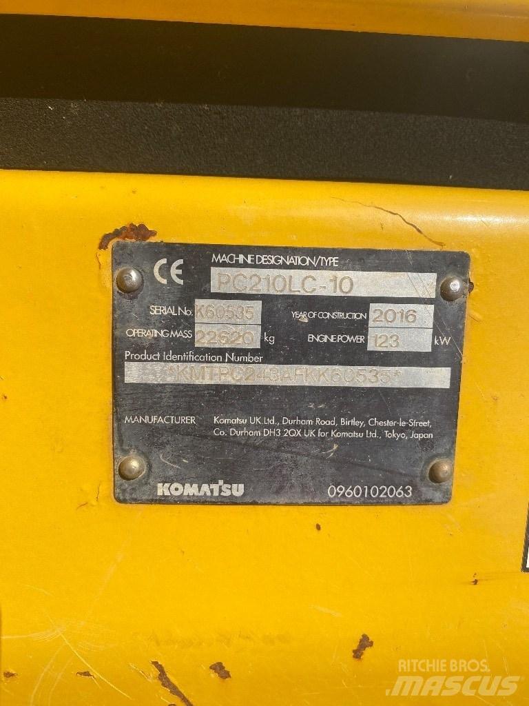 Komatsu PC 210 LC-10 Εκσκαφείς με ερπύστριες
