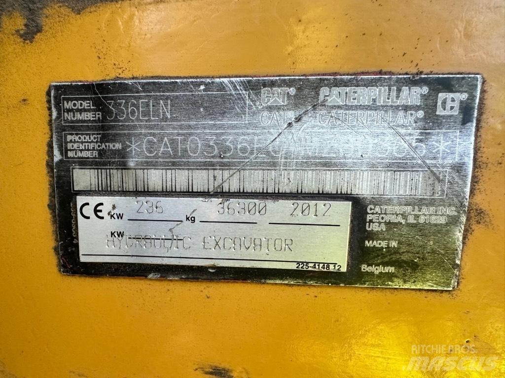 CAT 336 ELN Εκσκαφείς με ερπύστριες
