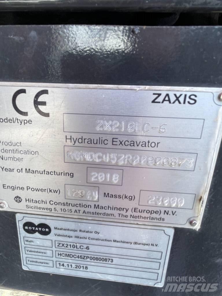 Hitachi ZX210LC-6 Εκσκαφείς με ερπύστριες