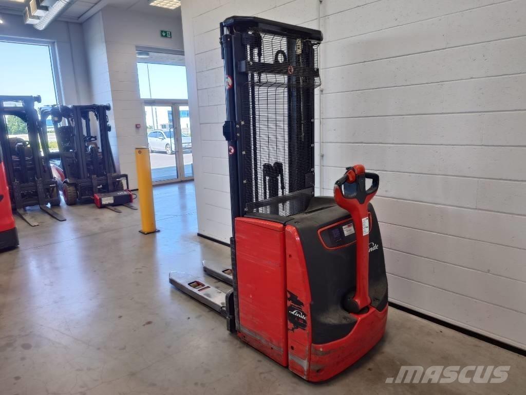 Linde L16/1173 Παλετοφόρα πεζού χειριστή με ιστό