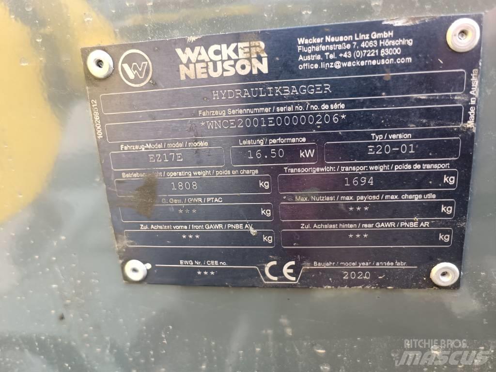 Wacker Neuson EZ17e Εκσκαφείς με ερπύστριες