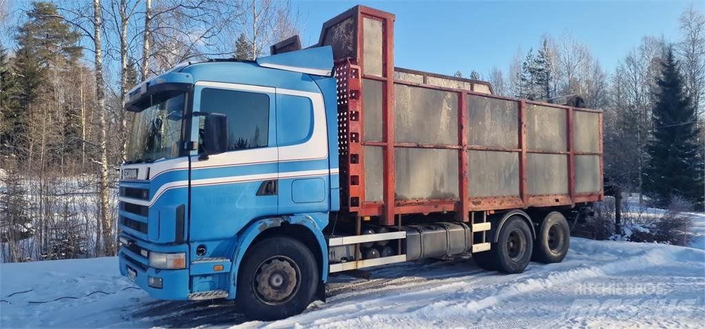 Scania 124 460 Φορτηγά με Γερανό