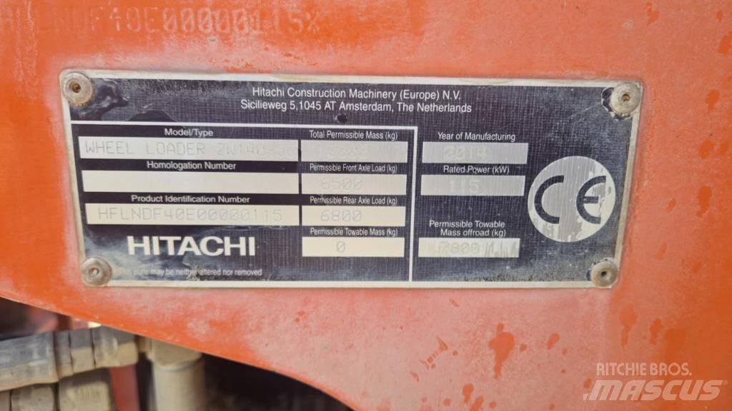 Hitachi ZW 140 Φορτωτές με λάστιχα (Τροχοφόροι)