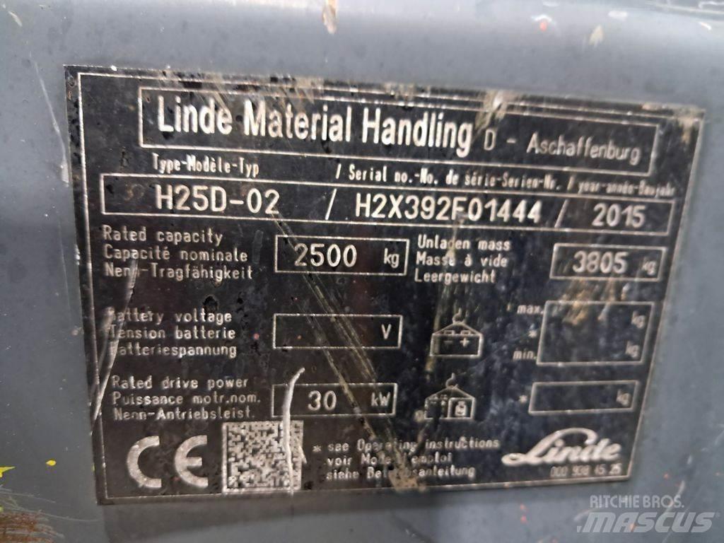 Linde H25D-02 Πετρελαιοκίνητα Κλαρκ