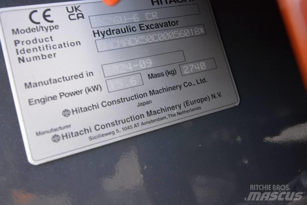 Hitachi ZX 26 U-6 Εκσκαφάκι (διαβολάκι) < 7t