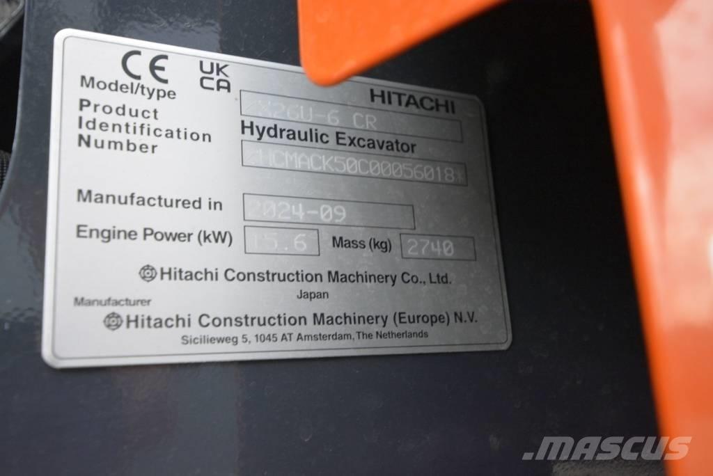 Hitachi ZX 26 U-6 Εκσκαφάκι (διαβολάκι) < 7t