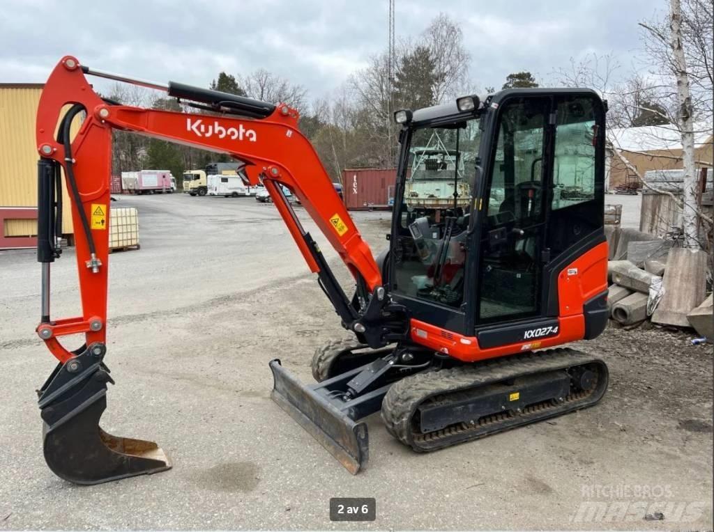 Kubota KX 027 Εκσκαφάκι (διαβολάκι) < 7t