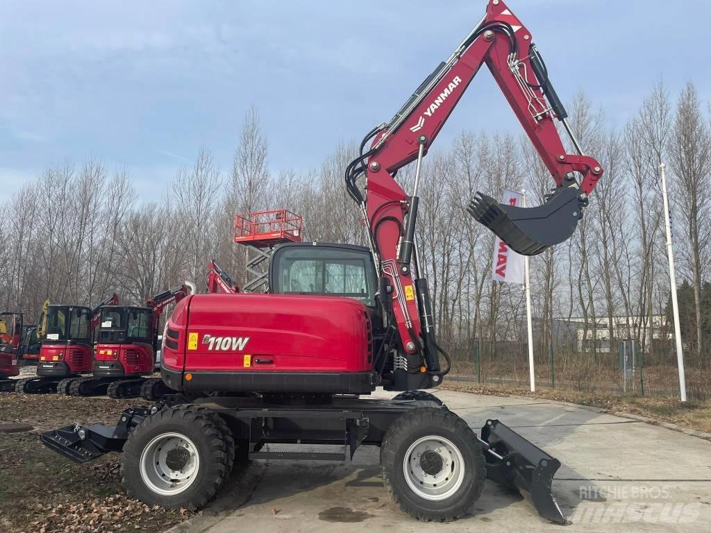 Yanmar B110W Εκσκαφείς με τροχούς - λάστιχα