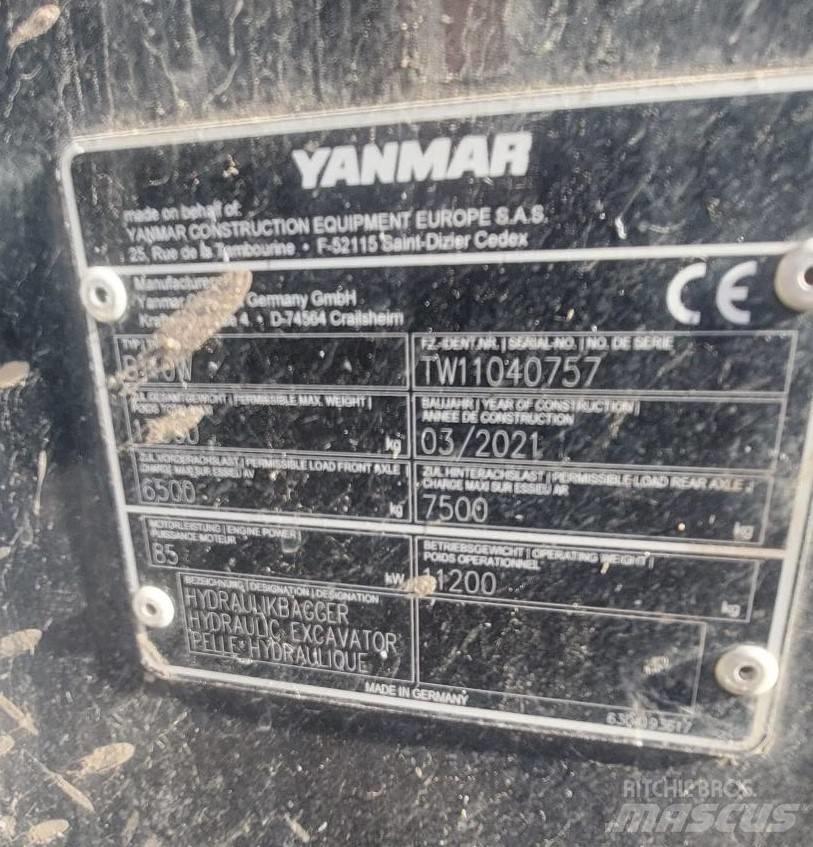 Yanmar B 110 W Εκσκαφείς με τροχούς - λάστιχα