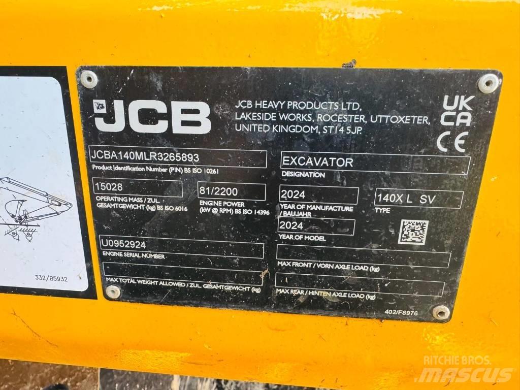 JCB 140 X Εκσκαφείς με ερπύστριες