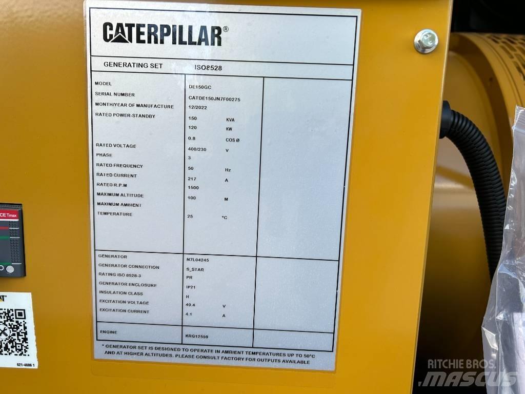 CAT DE 150 Γεννήτριες ντίζελ